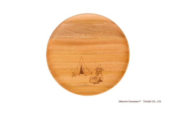 画像4: プレートディッシュ　Lサイズ（24cm）3G 　ムーミン・リトルミイ・スナフキン (4)
