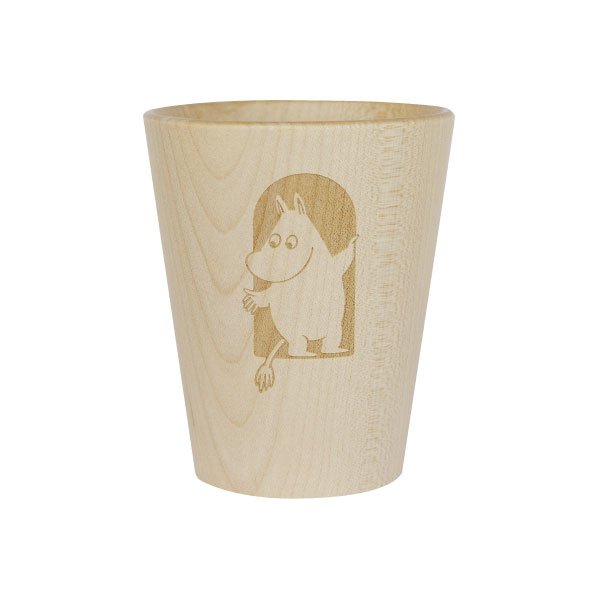 画像1: ムーミン80周年アニバーサリーストレートコップ Lサイズ　メープル (1)