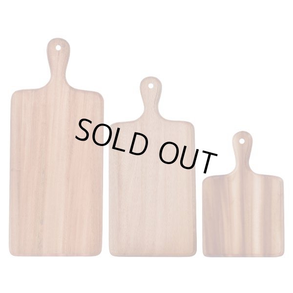 画像1: カッティングボード 丸 マホガニー (1)